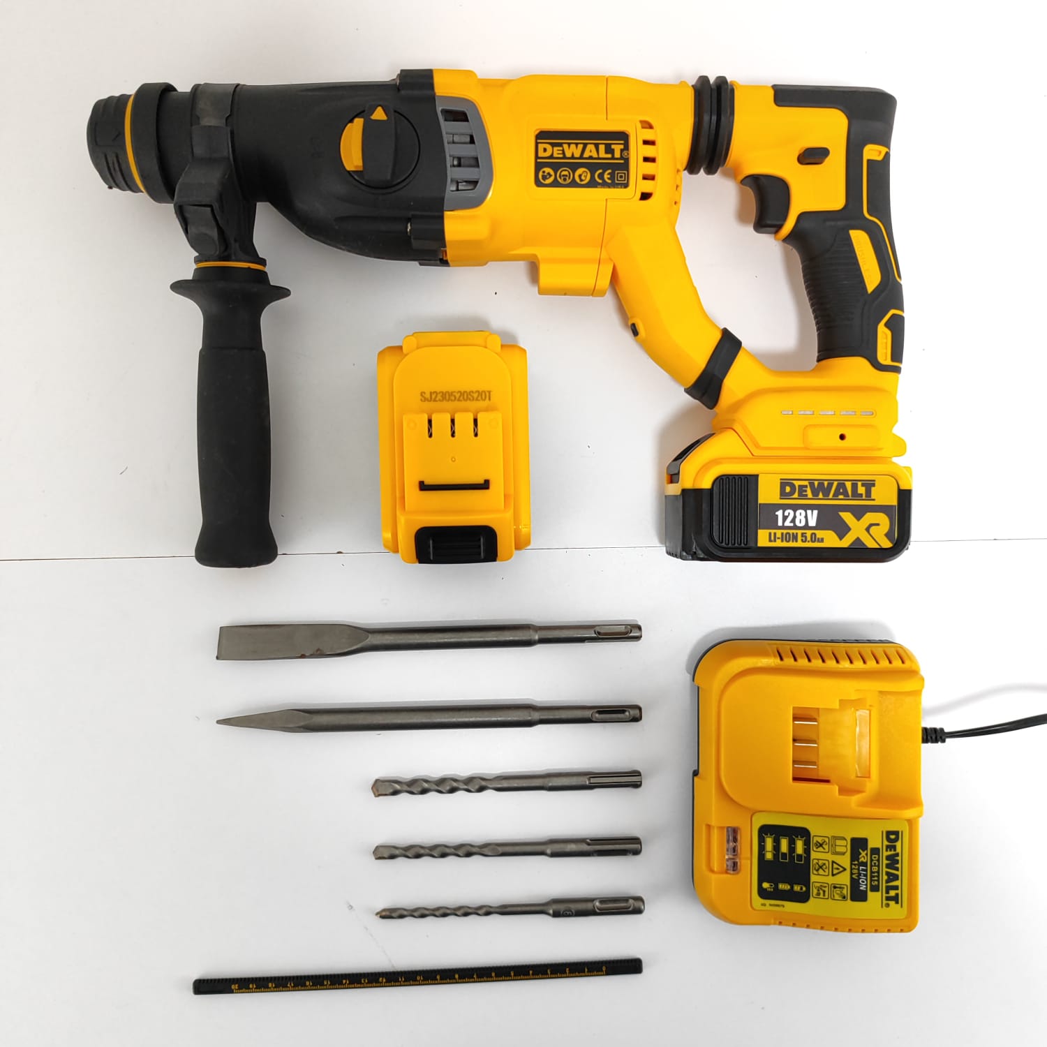 Rotomartillo inalámbrico Dewalt 128 V